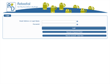 Tablet Screenshot of callportal.robodial.org
